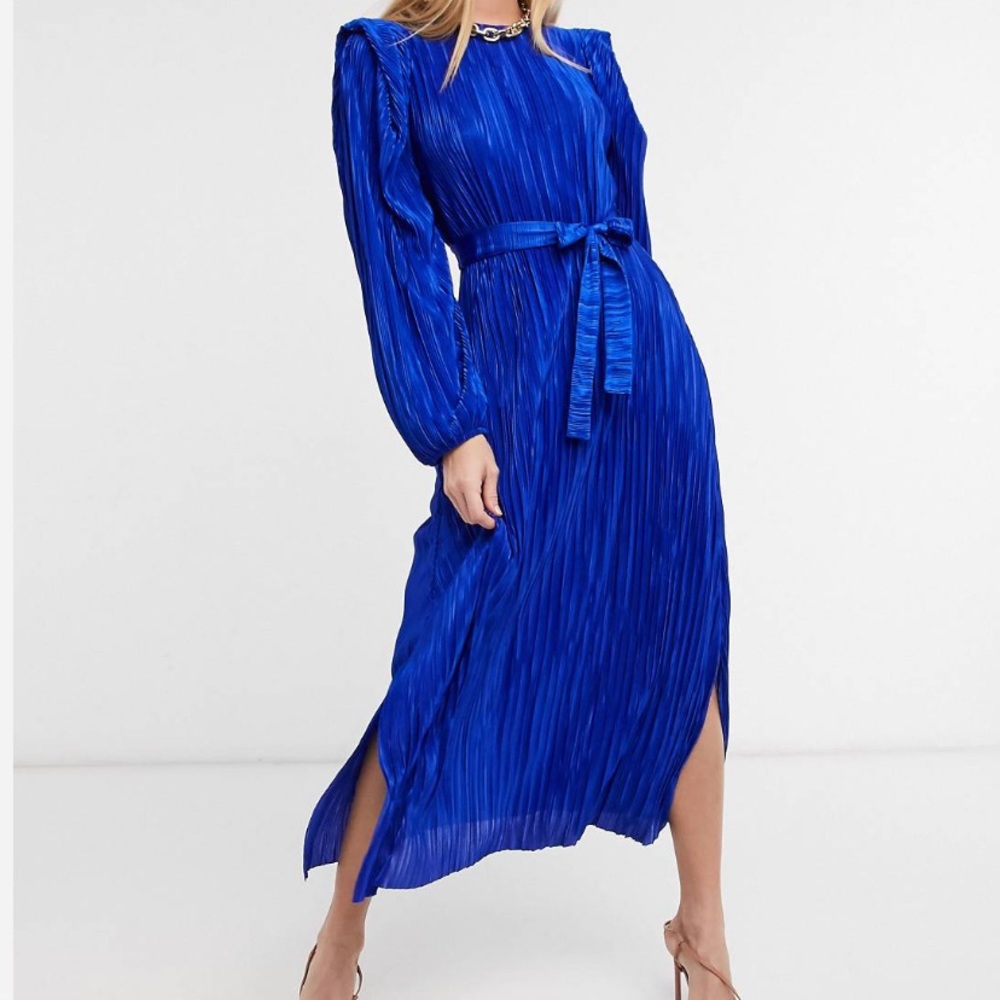 Blue midi RIVER ISLAND dress